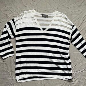 Michael Stars B&W Striped Sweater - M